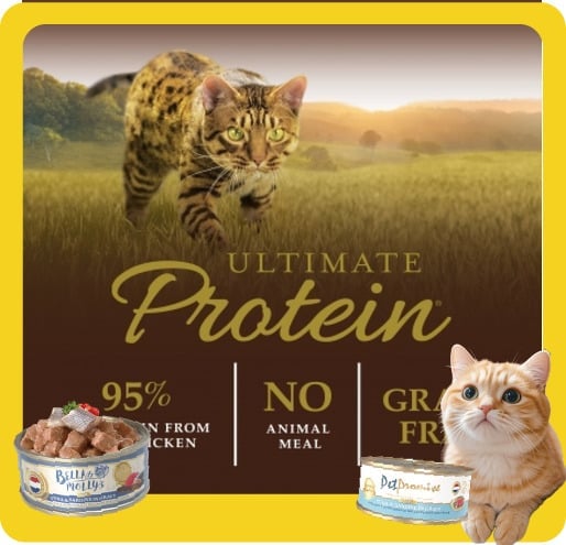 Instinct Instinct 貓糧 本能 貓糧 無穀物頂級蛋白質系列 雞肉配方 10lb 10lb 側面圖