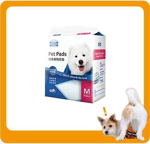PETBEST PETBEST 經典款除臭超吸水 寵物尿墊 狗尿墊 狗尿片 [45x60 M碼 40枚]   正面圖