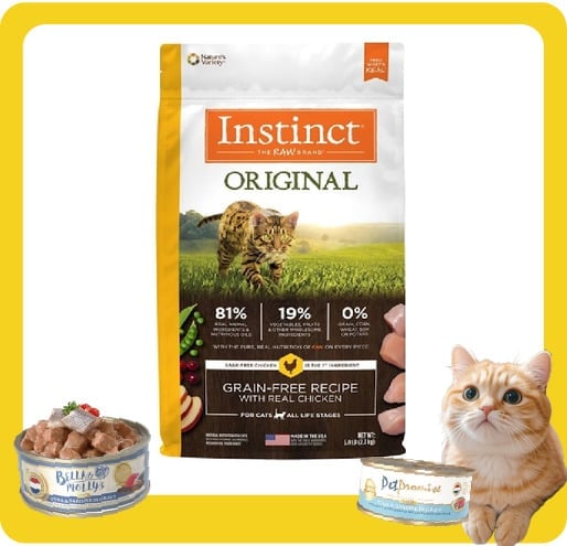 Instinct Instinct 貓糧 本能 貓糧 無穀物雞肉配方 5lb 5lb  正面圖