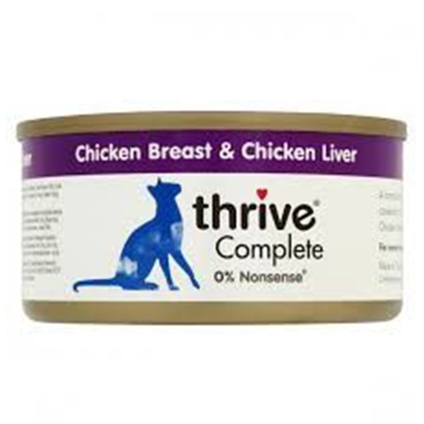 Thrive Thrive 貓罐頭 脆樂芙 雞+雞肝 75g 75g 正面圖