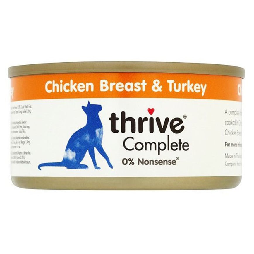 Thrive Thrive 貓罐頭 脆樂芙 雞+火雞 75g 75g 正面圖