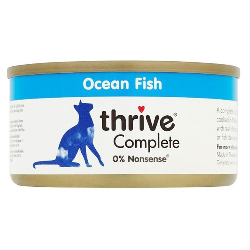 Thrive Thrive 貓罐頭 脆樂芙 鯖魚+銀魚+海蝦 75g 75g 正面圖