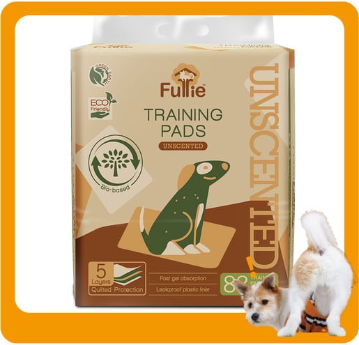 Furrie芙莉爾 Furrie芙莉爾 生物基自然分解環保 寵物尿墊 狗尿墊 狗尿片 [30x45 S碼 88PADS]   正面圖