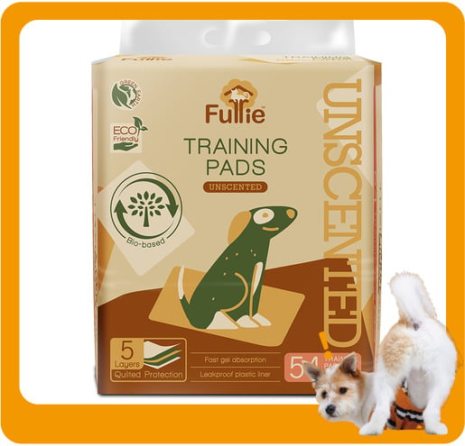 Furrie芙莉爾 Furrie芙莉爾 生物基自然分解環保 寵物尿墊 狗尿墊 狗尿片 [45x60 M碼 54PADS]   正面圖