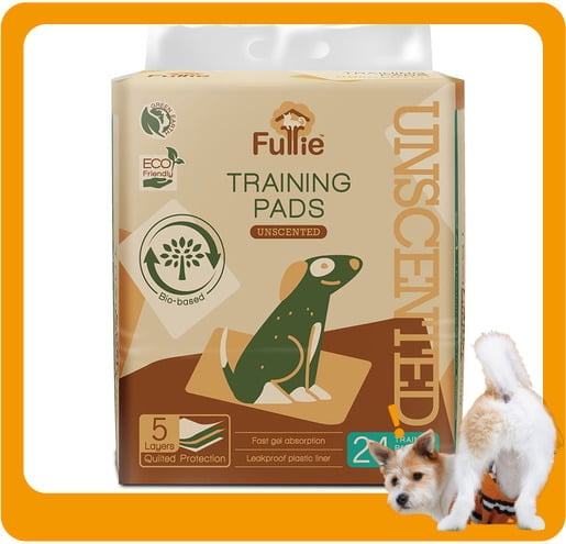 Furrie芙莉爾 Furrie芙莉爾 生物基自然分解環保 寵物尿墊 狗尿墊 狗尿片 [60x90 L碼 24PADS]   正面圖