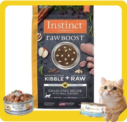 Instinct Instinct 貓糧 本能 貓糧 無穀物生肉系列 雞肉 5lb 5lb 正面圖