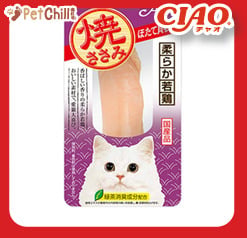 CIAO CIAO 貓零食 日本烤雞胸肉 扇貝味 30g 30g  正面圖