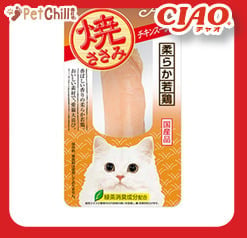CIAO CIAO 貓零食 日本烤雞胸肉 雞湯味 30g 30g 正面圖