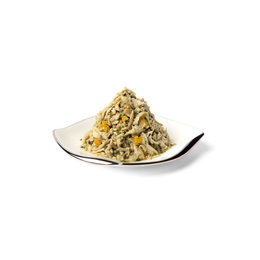 Kakato Kakato 主食罐 貓罐頭 雞.扇貝及蔬菜 70g 70g 背面圖