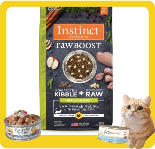 Instinct Instinct 貓糧 本能 貓糧 無穀物生肉系列 雞肉 10lb 10lb  正面圖