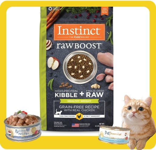 Instinct Instinct 貓糧 本能 貓糧 無穀物生肉系列 雞肉 4.5lb 5lb 正面圖