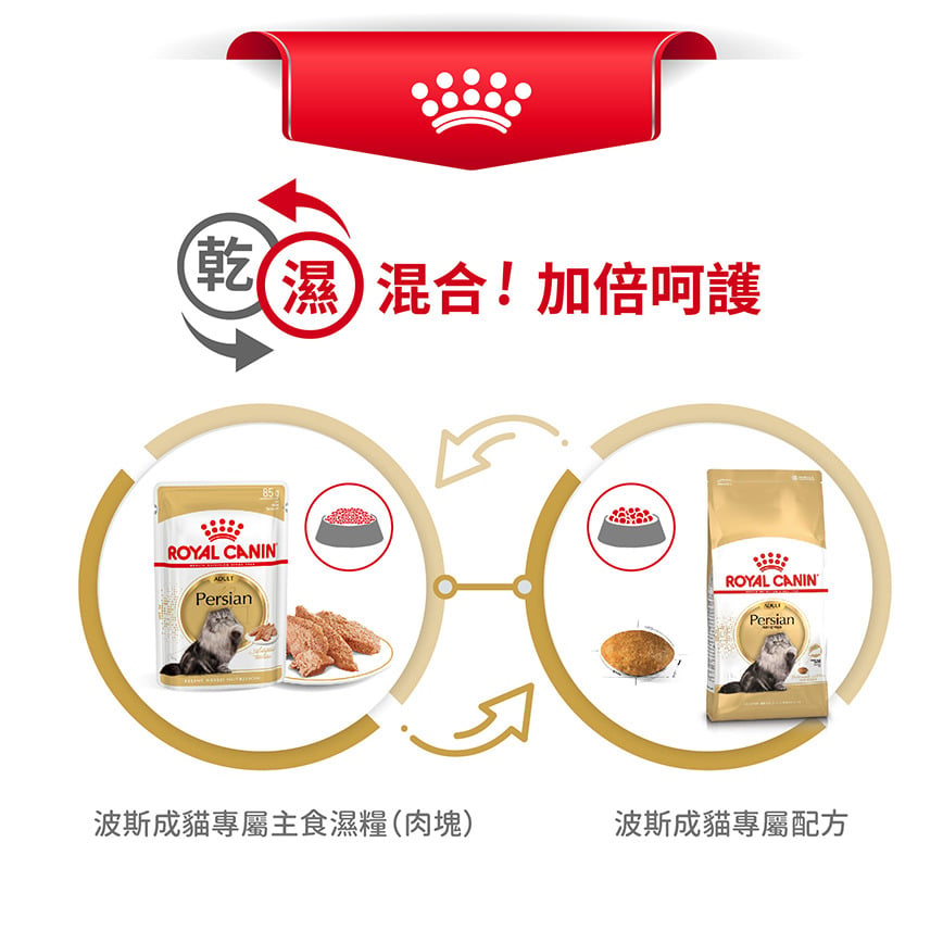 Royal Canin Royal Canin 法國皇家 貓濕糧 波斯成貓專屬主食濕糧  85g 85g  包裝圖