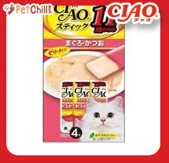 CIAO CIAO 貓零食 日本啫喱果凍棒 11歳まぐろ・かつお 金槍魚鰹魚味 11歲食用 60g 60g  正面圖