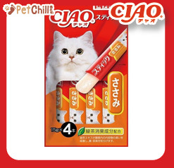 CIAO CIAO 貓零食 日本啫喱果凍棒 ささみ 雞肉味 60g 60g 正面圖