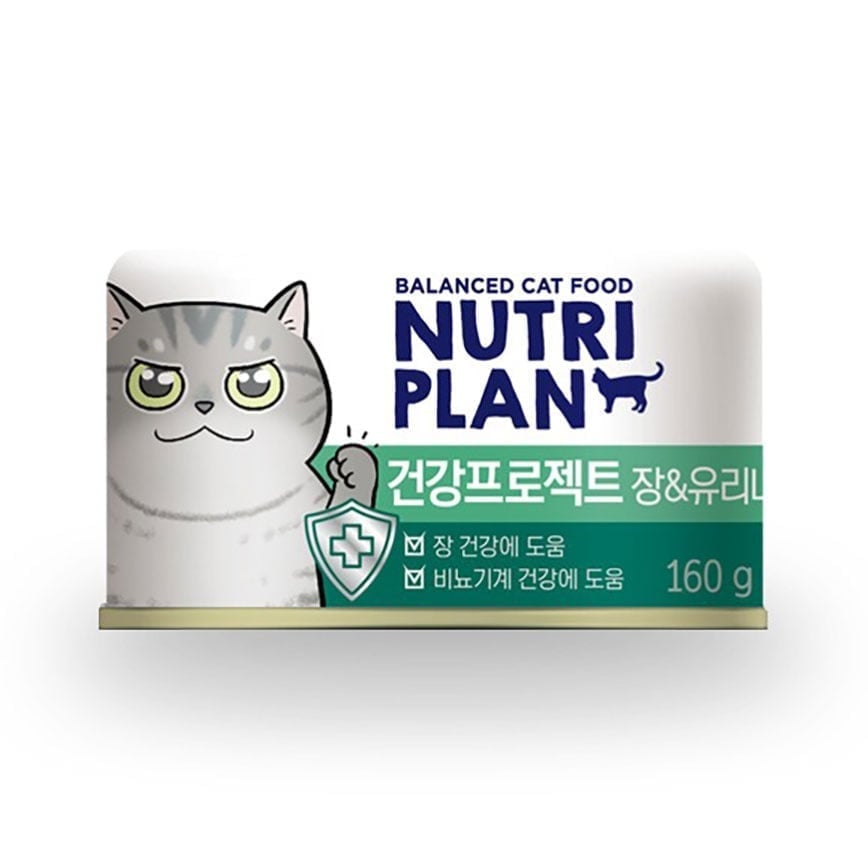 Nutriplan Nutriplan 貓罐頭 營養企劃 韓國腸胃及泌尿護理配方 160g - 限時優惠 160g 正面圖