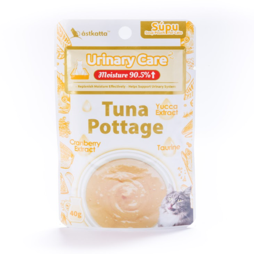 Astkatta Astkatta 冰島罐 貓濕糧包 泌尿保健配方 吞拿魚湯包 40g 40g 正面圖