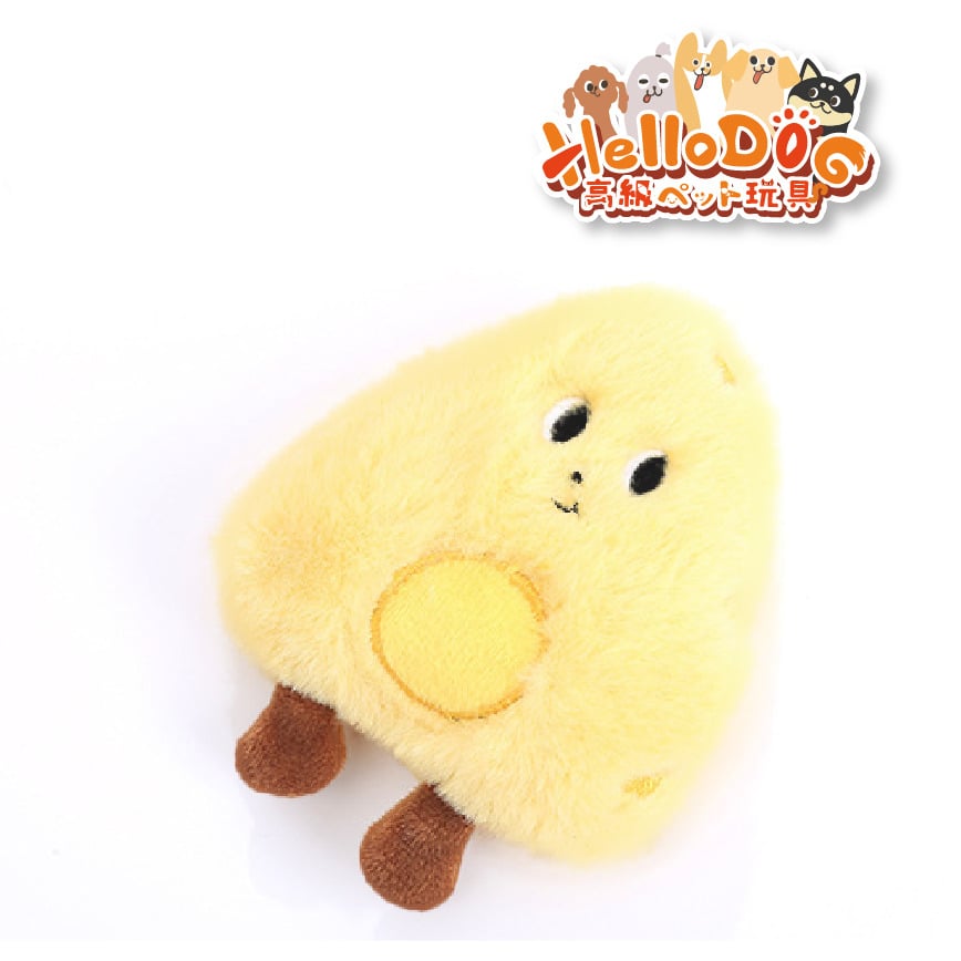 HelloDOG HelloDOG 玩具嚴選 狗狗嗶嗶發聲玩具 芝士怪獸 1件   背面圖
