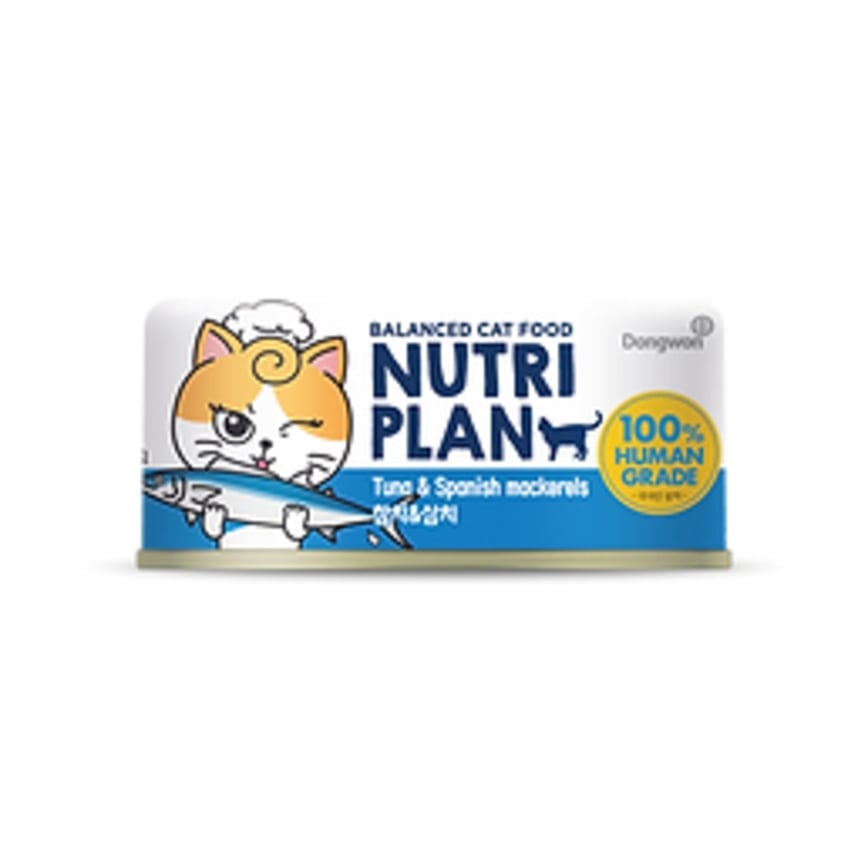 Nutriplan Nutriplan 貓罐頭 營養企劃 挑嘴系列 馬鮫魚及吞拿魚 90g 【限時優惠中】 90g 正面圖
