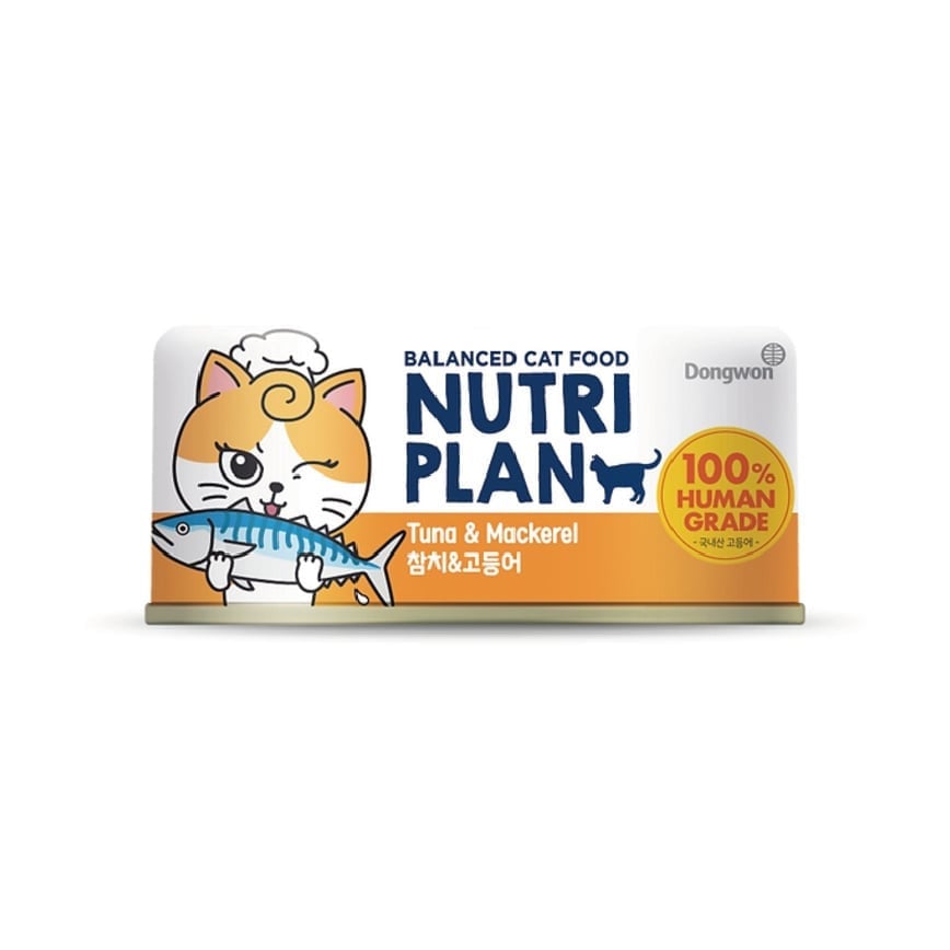 Nutriplan Nutriplan 貓罐頭 營養企劃 挑嘴系列 鯖魚及吞拿魚 90g - 【限時優惠中】 90g 正面圖