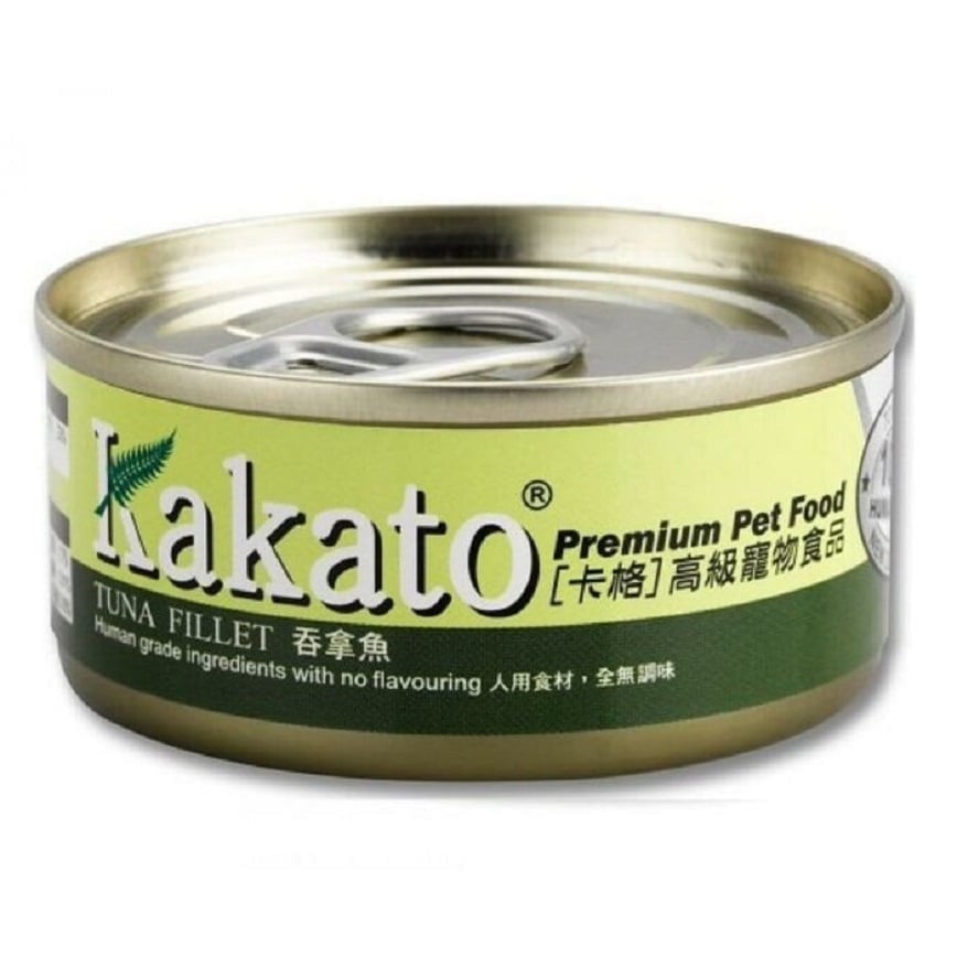 Kakato Kakato 罐頭 貓狗罐頭 吞拿魚 Tuna Fillet 70g 70g  正面圖