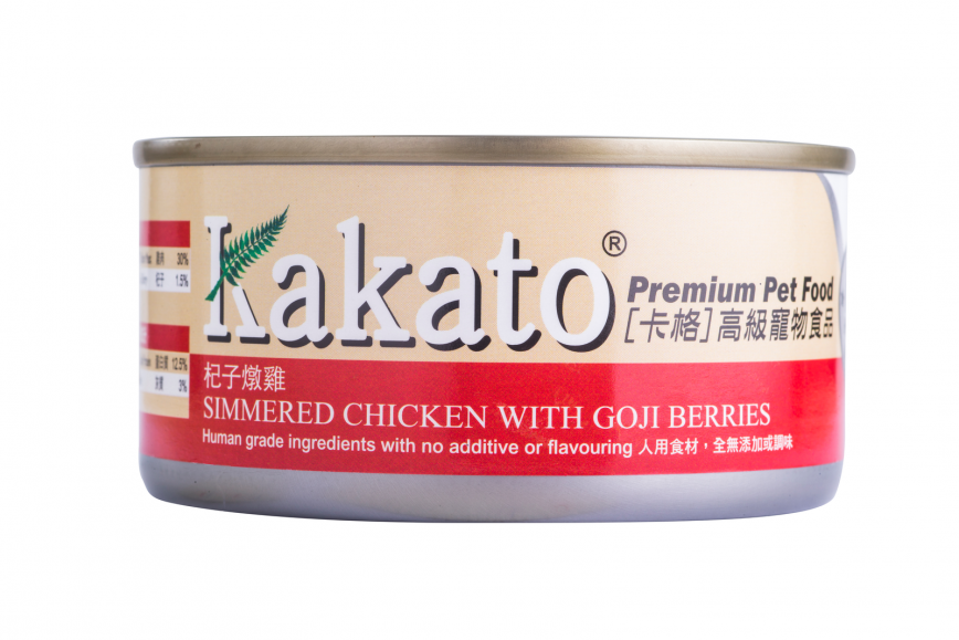 Kakato Kakato 罐頭 貓狗罐頭 杞子燉雞 170g 170g 正面圖