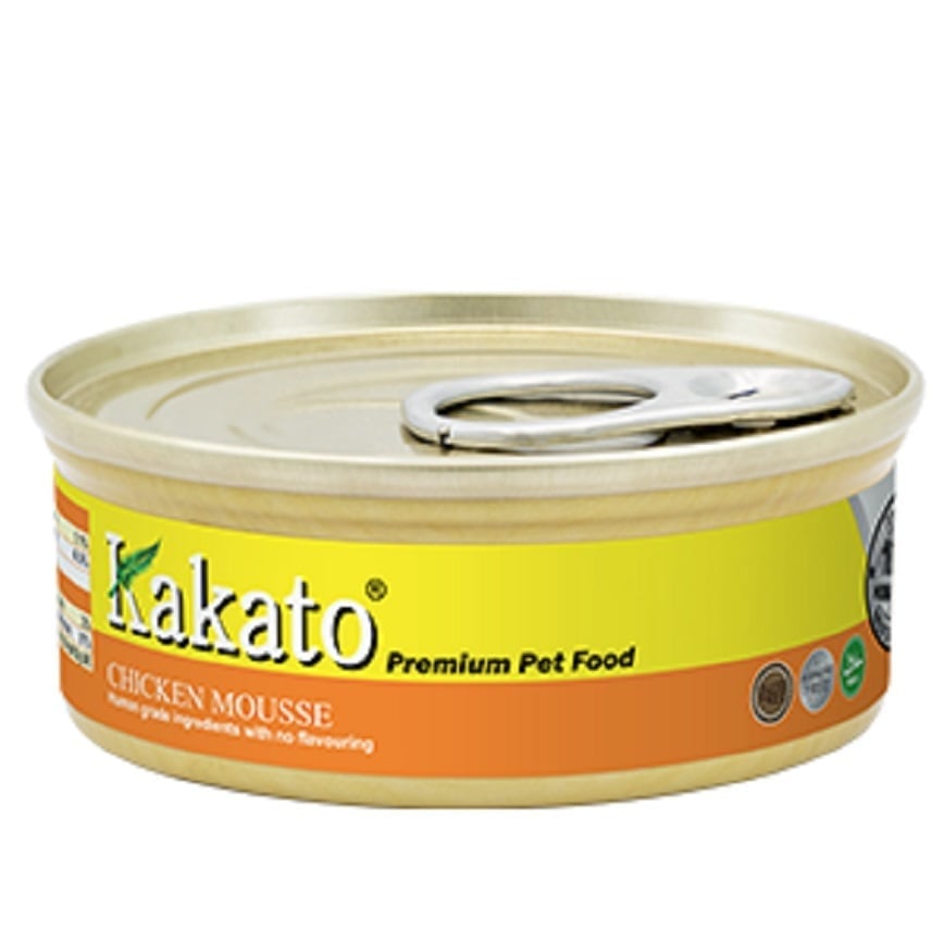 Kakato Kakato 罐頭 貓狗罐頭 雞肉慕絲 40g 40g  正面圖