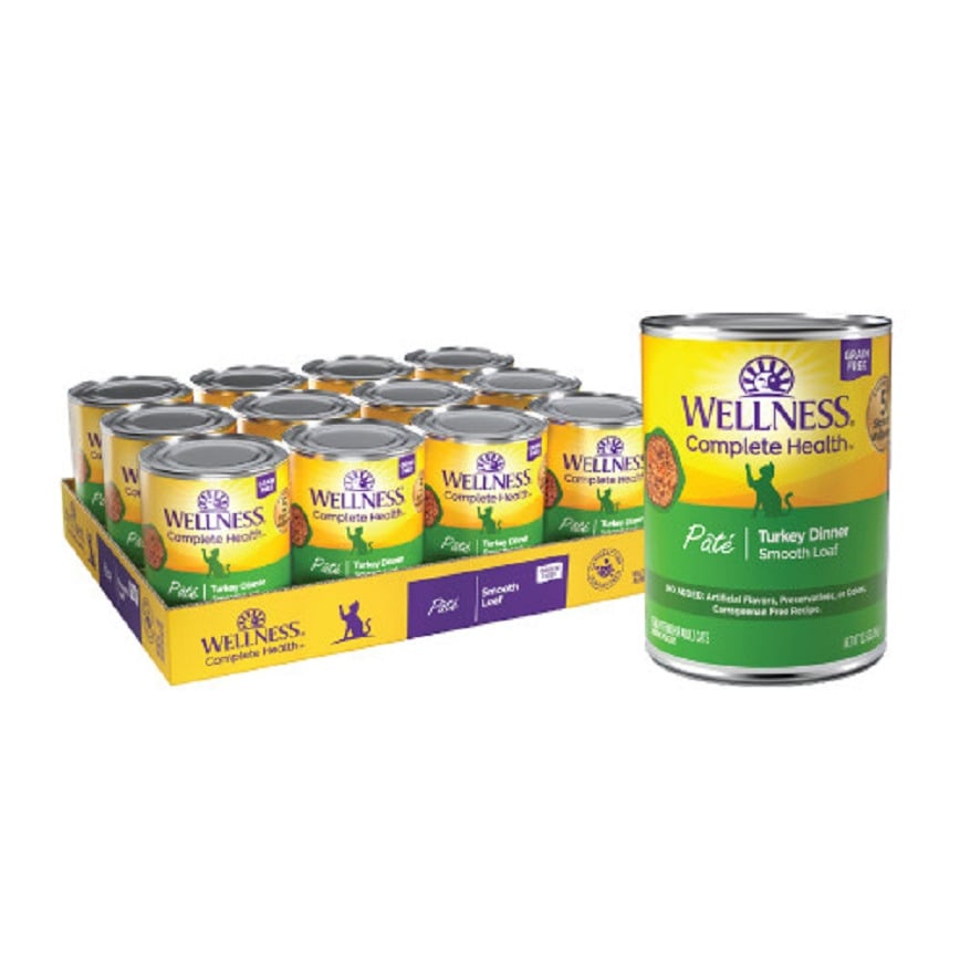 WELLNESS WELLNESS 貓罐頭 Complete Health 無穀物 Pate營養系列 火雞肉 3oz 85g 3oz  正面圖
