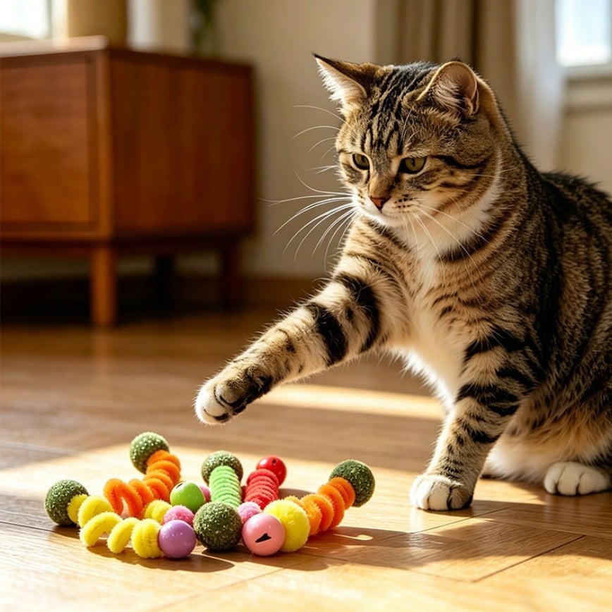 Cat Toy 薄荷Twist Stick带铃铛 (Random Color) pet shop