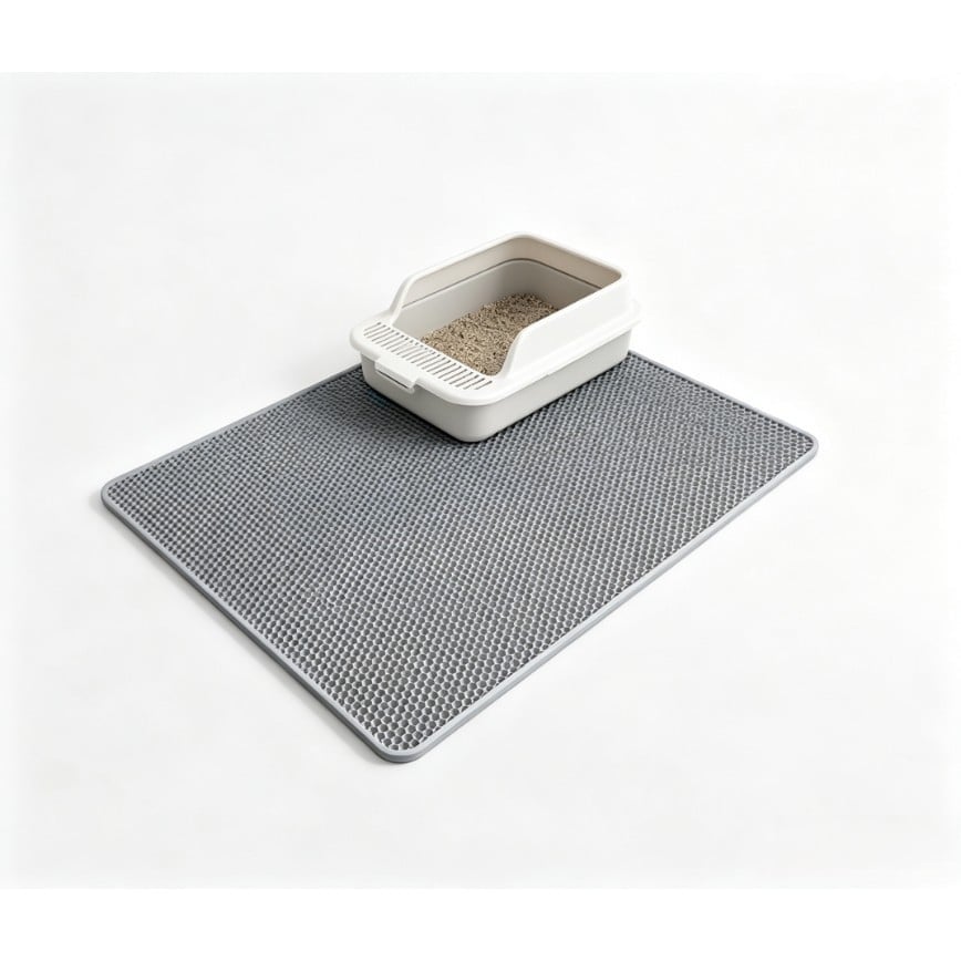 寵物床墊用品 双层猫砂垫加厚蜂窝漏孔 60*90cm