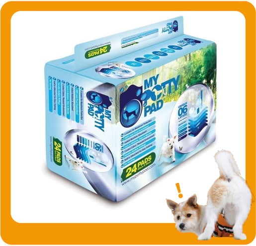 My My Potty Pad 殿堂吸 寵物尿墊 狗尿墊 狗尿片 MPP024 [60*90 L碼 24PADS]   正面圖