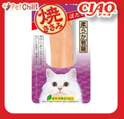 CIAO CIAO 貓零食 日本烤雞胸肉 扇貝味 30g 30g 正面圖