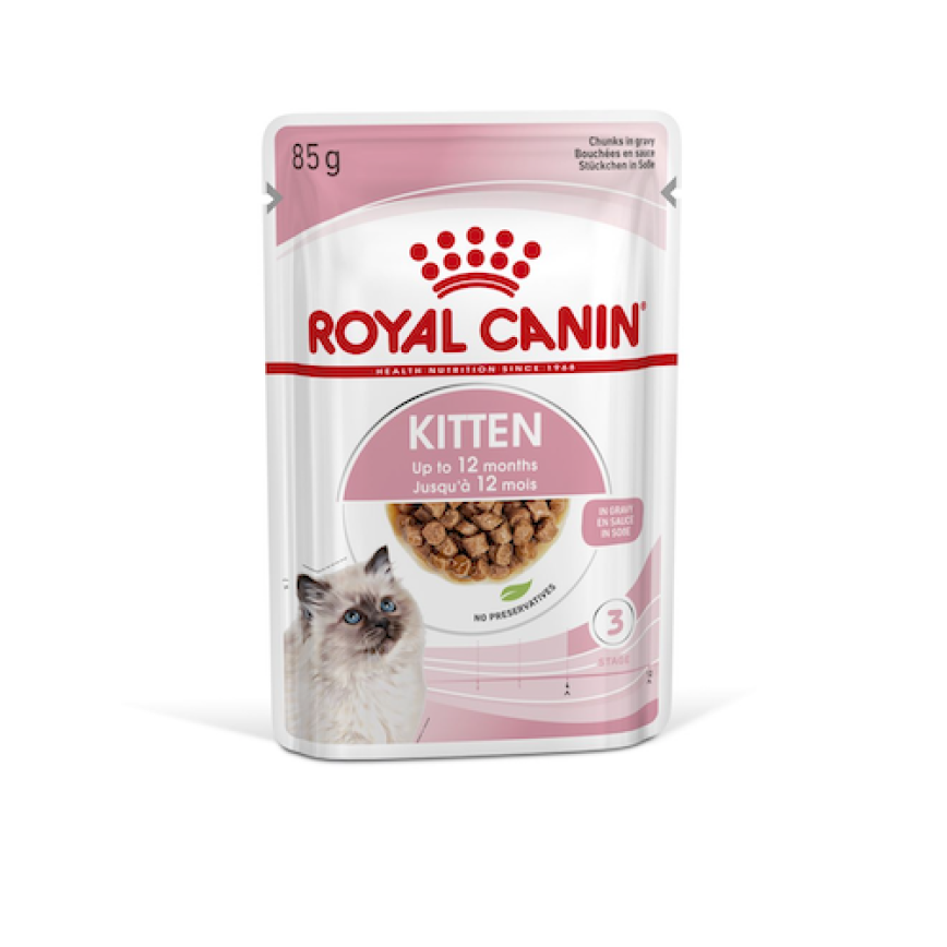 Royal Canin Royal Canin 法國皇家 Kitten 貓濕糧 幼貓營養主食濕糧 85g 85g 正面圖