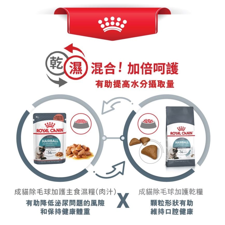 Royal Canin Royal Canin 法國皇家 貓濕糧 成貓去毛球加護主食濕糧 85g 85g 包裝圖