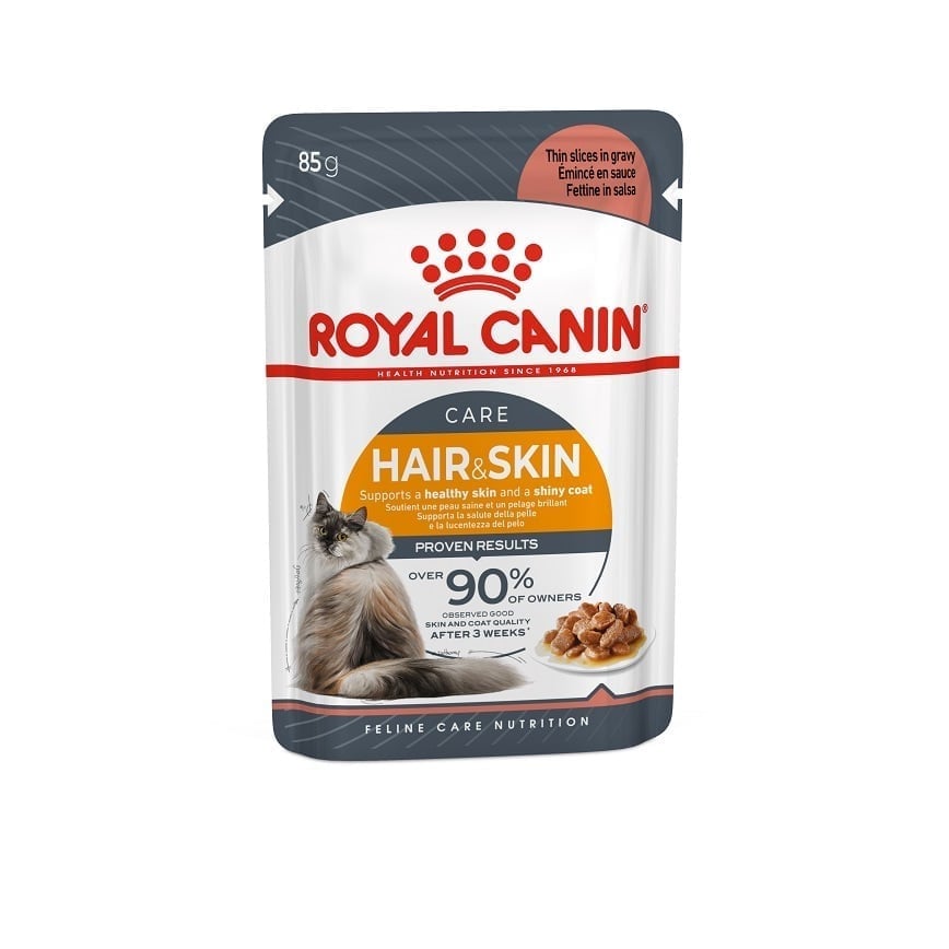 Royal Canin Royal Canin 法國皇家 貓濕糧 成貓亮毛及皮膚加護主食濕糧 85g 85g 正面圖