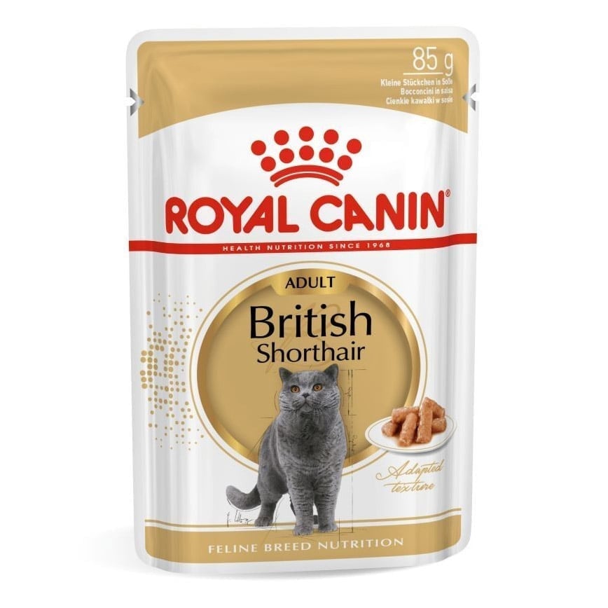 Royal Canin Royal Canin 法國皇家 貓濕糧 英國短毛成貓專屬主食濕糧  85g 85g  正面圖