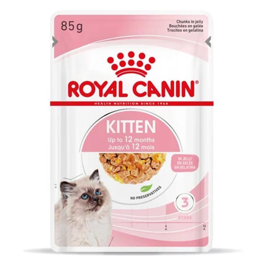 Royal Canin Royal Canin 法國皇家 Kitten 貓濕糧 幼貓營養主食濕糧 85g 85g 正面圖