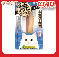 CIAO CIAO 貓零食 日本燒鰹魚條 25g [干貝口味] 25g  正面圖