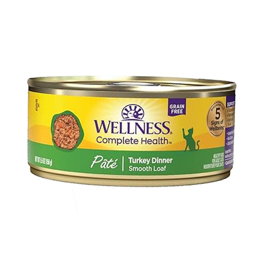 WELLNESS WELLNESS 貓罐頭 Complete Health 無穀物 Pate營養系列 純火雞肉 5.5oz 156g 5oz  正面圖