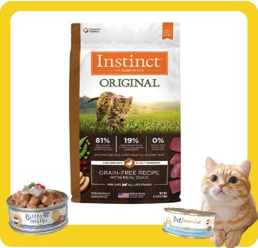 Instinct Instinct 貓糧 本能 貓糧 無穀物鴨肉配方 10lb 10lb 正面圖