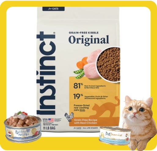 Instinct Dry Cat Food Original Grain-Free Recipe with Real Chicken 11lb (658566) pet shop