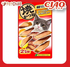 CIAO CIAO 貓零食 日本細切燒鰹魚片 正宗烤鰹魚味 20g 20g  正面圖