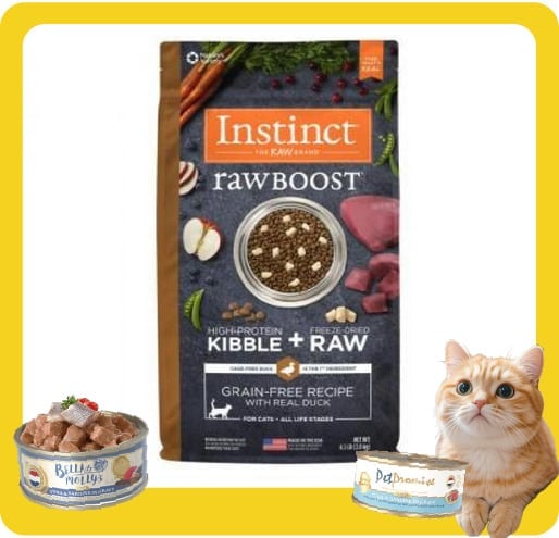 Instinct Instinct 貓糧 本能 貓糧 無穀物生肉系列 鴨肉 4.5lb 5lb 正面圖
