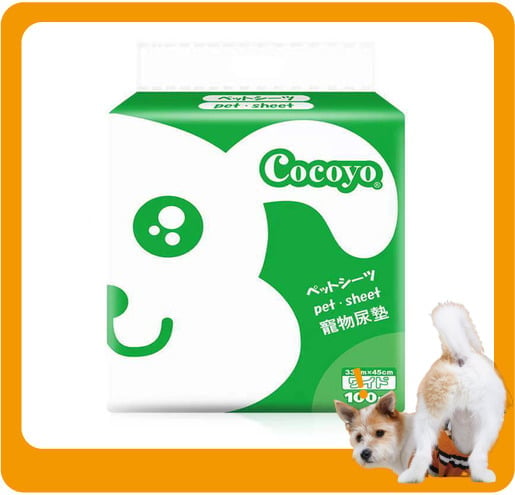 CoCoYo CoCoYo 超值型 寵物尿墊 狗尿墊 狗尿片 [33x45 S碼 100枚]   正面圖