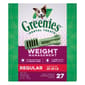 Greenies Greenies 狗零食 WM Regular 體重管理潔齒骨 標準犬用 27支 27oz 27oz 犬用 正面圖