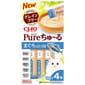CIAO CIAO 肉泥 貓零食 Churu Pure 無添加吞拿魚帶子肉醬 14g 4本入 14g  正面圖