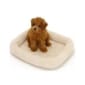 Billipets Billipets ComfortBed 寵物床墊 白色 S 37cm x 47cm x 5cm   正面圖