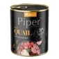 Piper 黑鑽狗罐頭系列 成犬配方 鵪鶉+蔓越莓 800g (PQ800) 狗罐頭 狗濕糧 Piper 寵物用品速遞