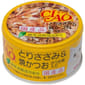 CIAO CIAO 貓罐頭 雞肉+燒鰹魚+鰹節 85g 85g  正面圖