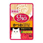 CIAO CIAO 貓濕糧 日本湯底軟包系列 鰹魚+雞肉+扇貝 40g 40g  正面圖