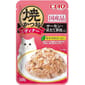 CIAO CIAO 貓濕糧 日本燒鰹魚晚餐包 三文魚+扇貝 50g 50g  正面圖